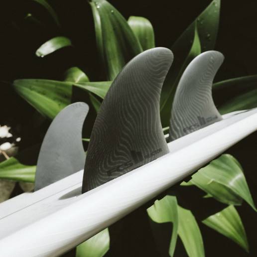 FCS II Reactor Neo Glass Tri Fin Set