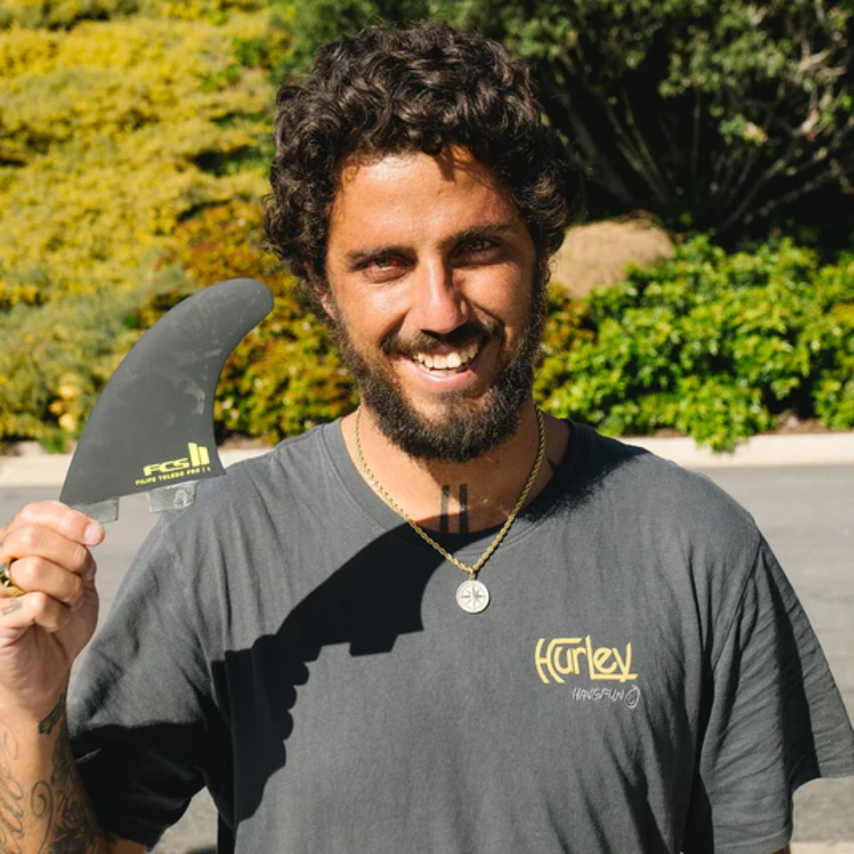 FCS II Filipe Toledo PG Pro Thruster Fin Set