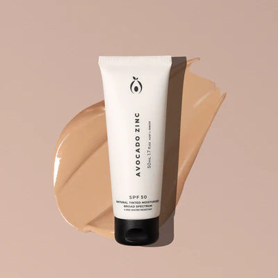 Avocado Zinc SPF50 Natural Tinted Moisturiser