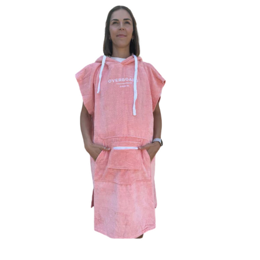 Overboard Surf Co.Hooded Womens Towel - Pink