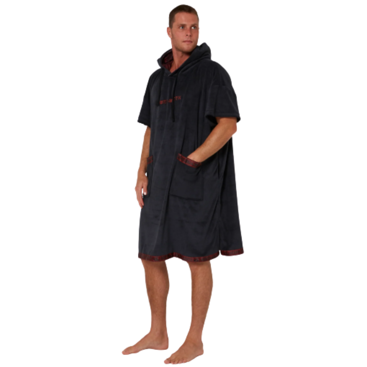 Ocean & Earth Strike Hooded Mens Poncho