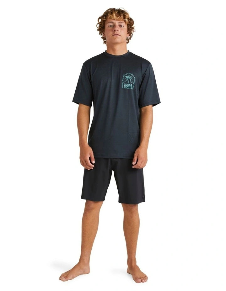 Billabong Big Wave Shazza Short Sleeve Mens Rash Vest