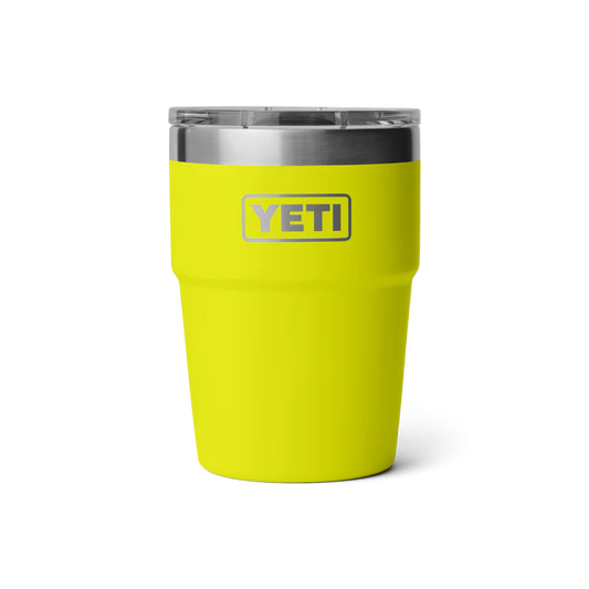 Yeti Rambler 16oz (473ml) Stackable Cup - Firefly Yellow