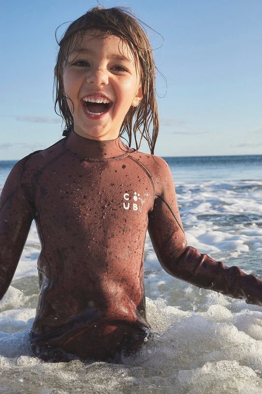 Cub 1.5mm Long Sleeve Toddlers Springsuit - Earth