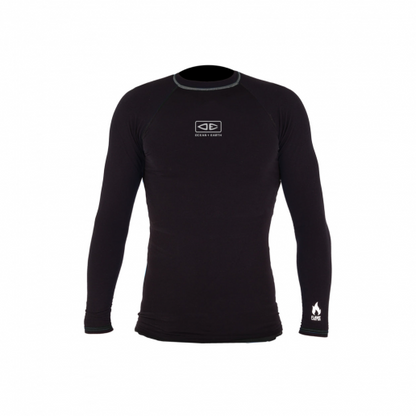 Ocean & Earth Flame Thermo Long Sleeve Boys Rash Vest
