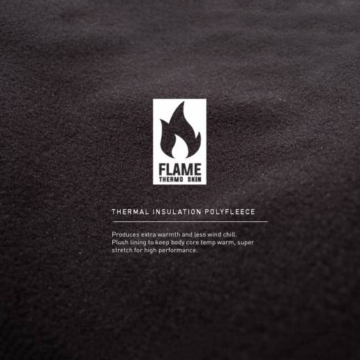 Ocean & Earth Flame Thermo Long Sleeve Boys Rash Vest