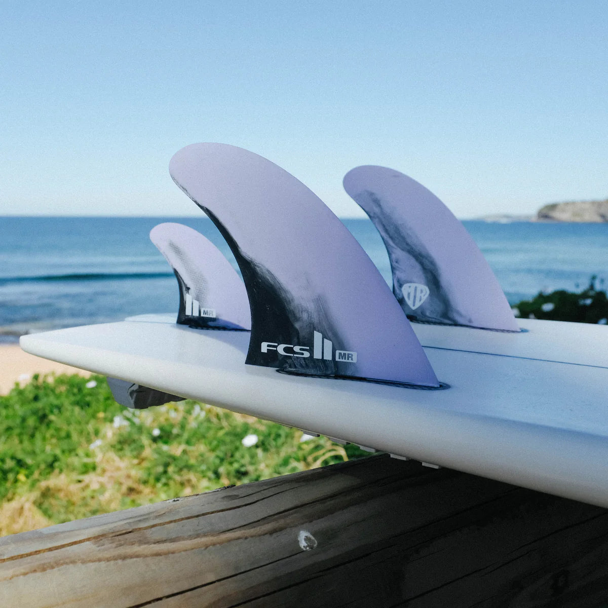FCS II Mark Richards PC Twin + Stabiliser Fin Set