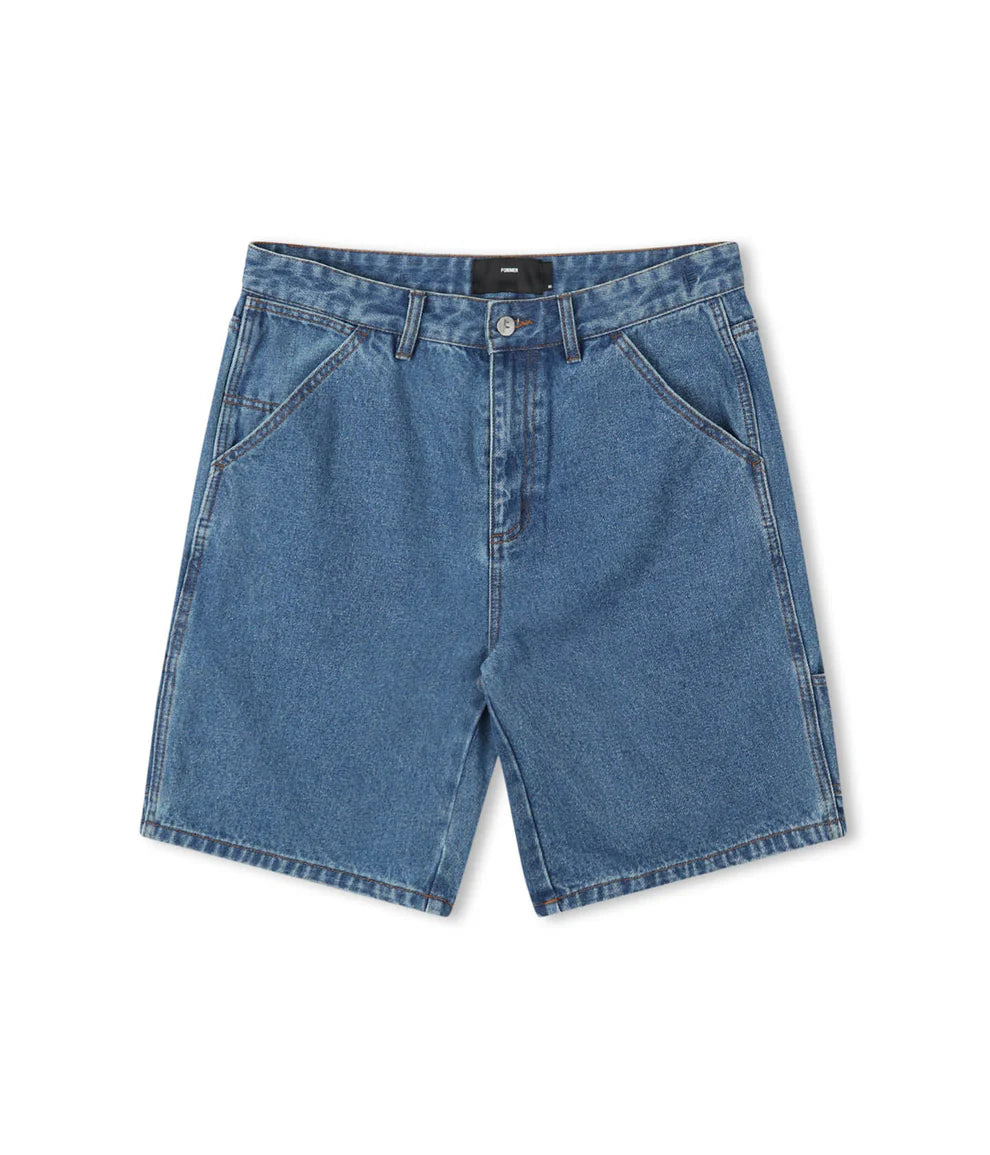 Former VT Distend Denim 20.5" Mens Walkshort - Dark Blue