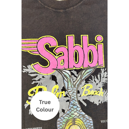 Sabbi The Very Oversized Life Is Short Tee - Black