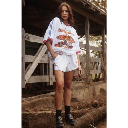 Sabbi The Very Oversized Flying Mermaid Tee - White