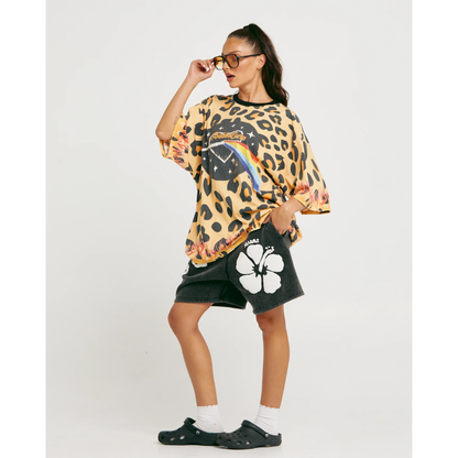 Sabbi The Very Oversized 67 Tee - Leopard