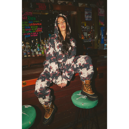Sabbi The Cow Print Ranch Zip Hoodie