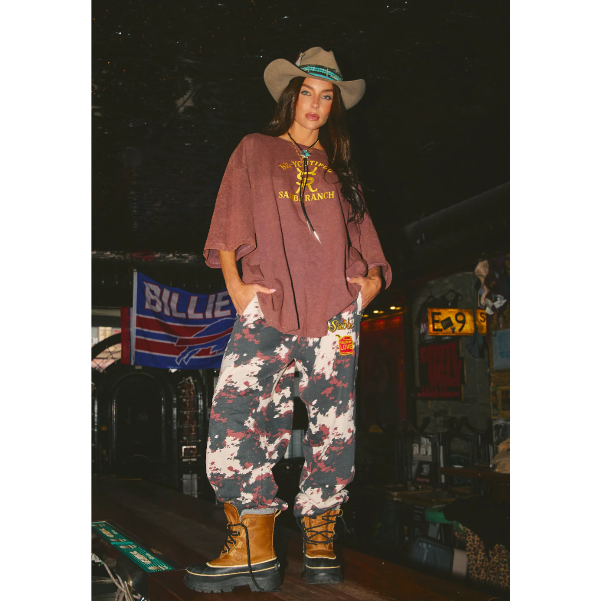 Sabbi The Very Oversized Ranch Tee - Brown
