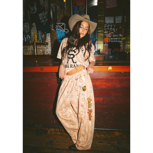 Sabbi The Be Be-Youtiful Wide Leg Sweat Pants - Pink Camo
