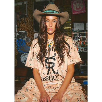 Sabbi The Be-Youtiful Ranch Tee - Pink Camo