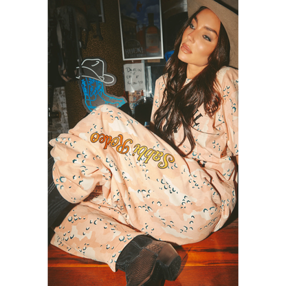 Sabbi The Be Be-Youtiful Wide Leg Sweat Pants - Pink Camo