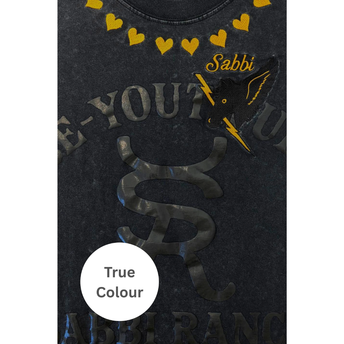Sabbi The Be-Youtiful Ranch Tee - Black