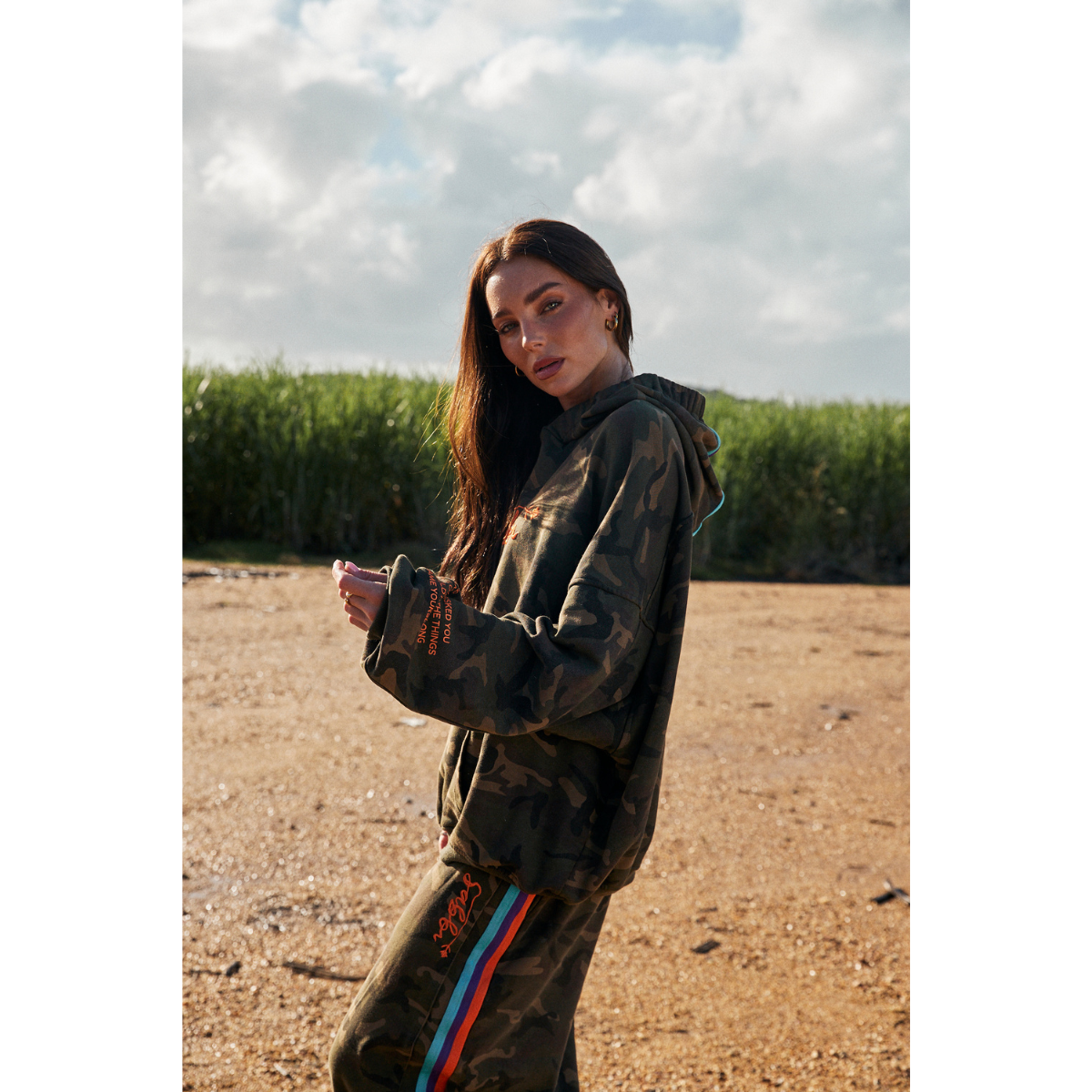 The Sabbi Name Yourself Camo Hood