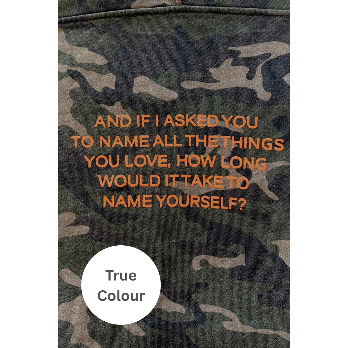 The Sabbi Name Yourself Camo Hood