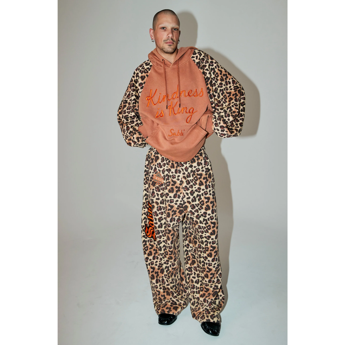 Sabbi The Kindness is King Wide Leg Sweat Pants