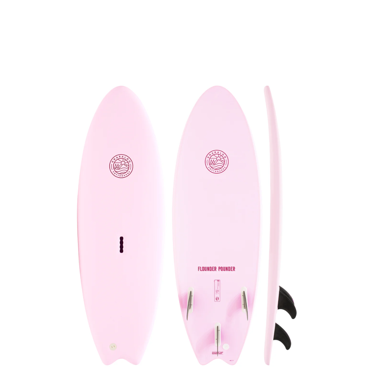 Gnaraloo Flounder Pounder 5'6ft - Pink