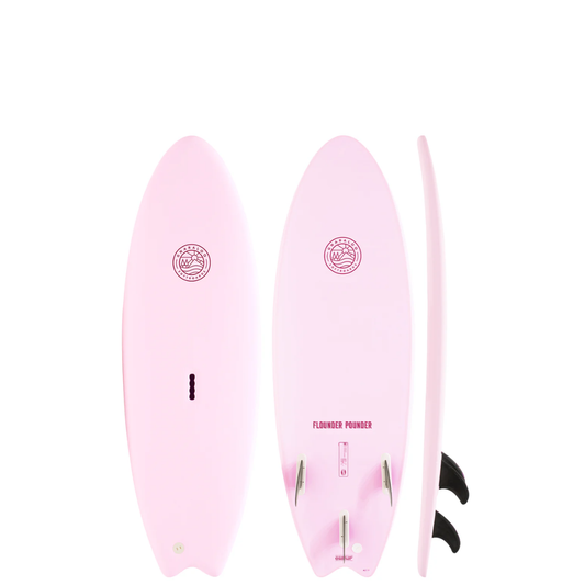Gnaraloo Flounder Pounder 5'6ft - Pink