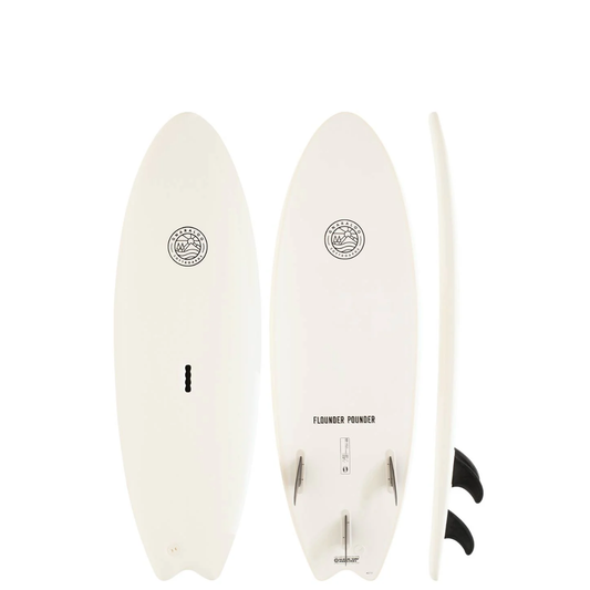 Gnaraloo Flounder Pounder 6ft - White