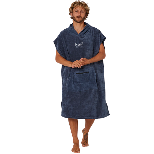 Ocean & Earth Corp Hooded Poncho Towel - Navy