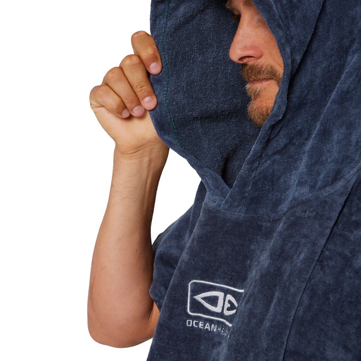 Ocean & Earth Corp Hooded Poncho Towel - Navy