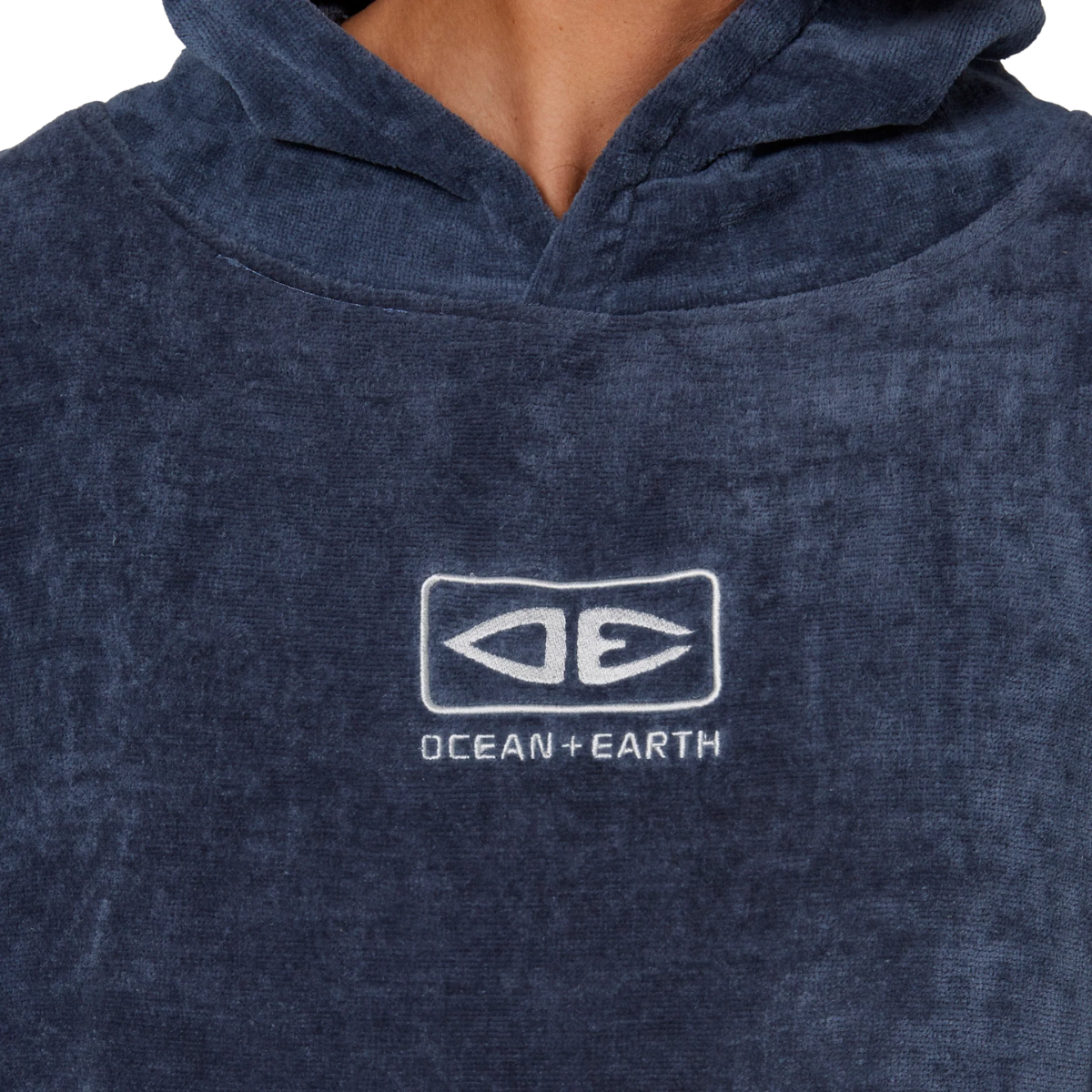 Ocean & Earth Corp Hooded Poncho Towel - Navy