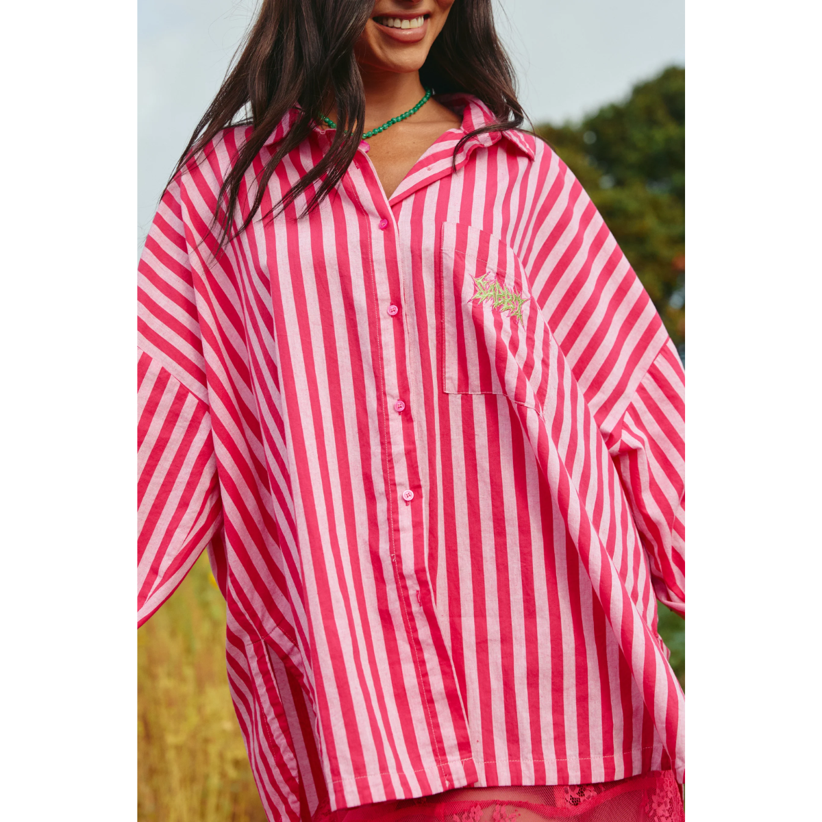 Sabbi The Don Julio Shirt Sunflower Fields - Pink Stripe