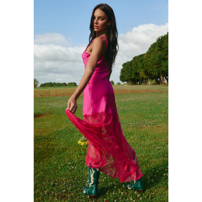 Sabbi The Lace Maxi Dress - Pink
