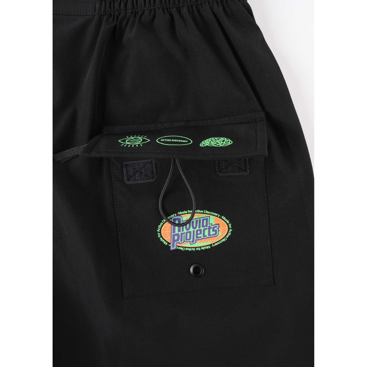Rivvia Daily Ride Global Discovery Short - Black
