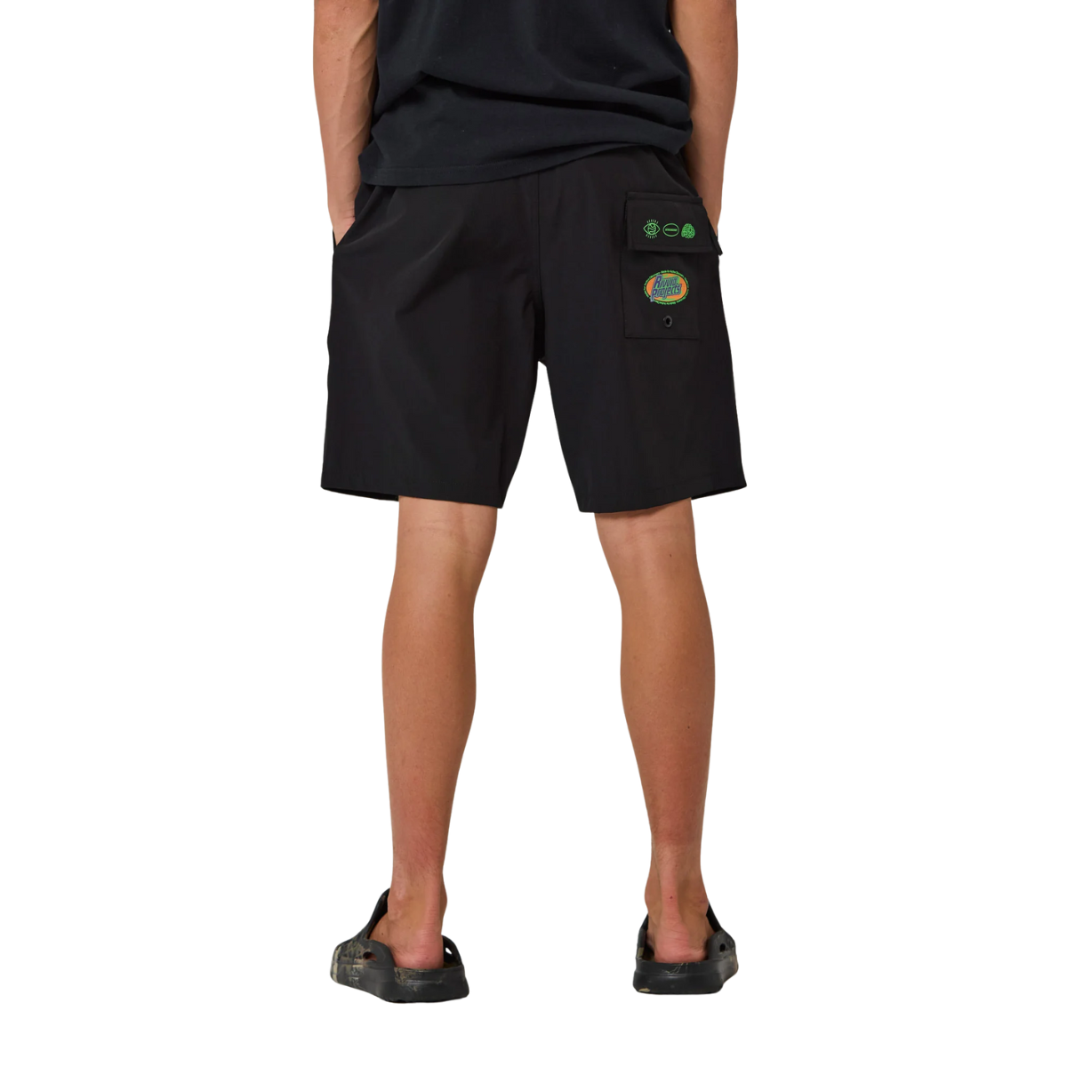Rivvia Daily Ride Global Discovery Short - Black