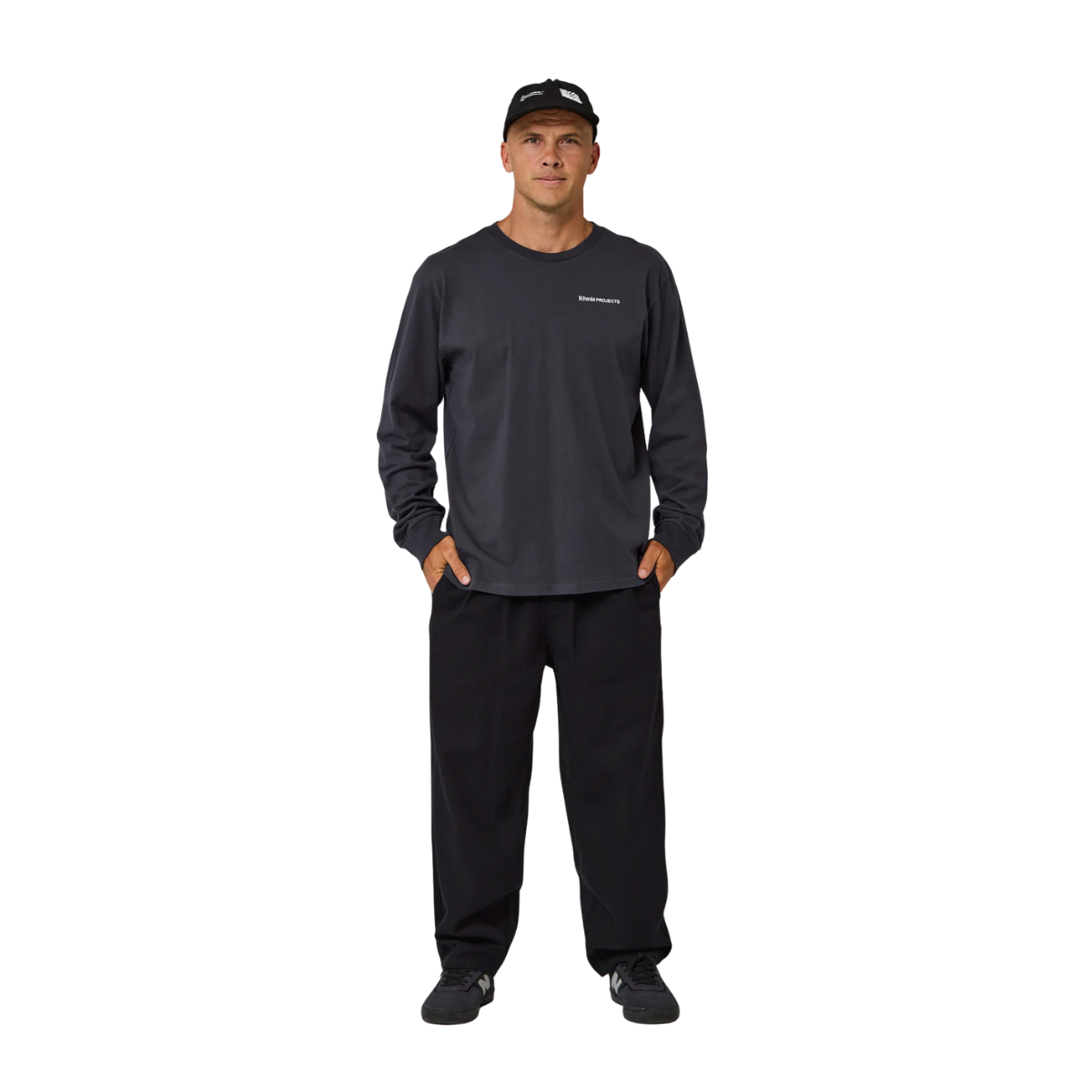 Rivvia Caddy Longsleeve T-Shirt - Pigment Black
