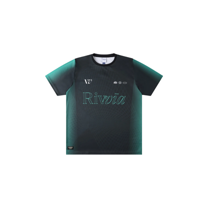 Rivvia Maze Sports T-Shirt - Black/Green