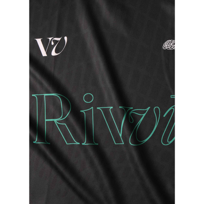 Rivvia Maze Sports T-Shirt - Black/Green
