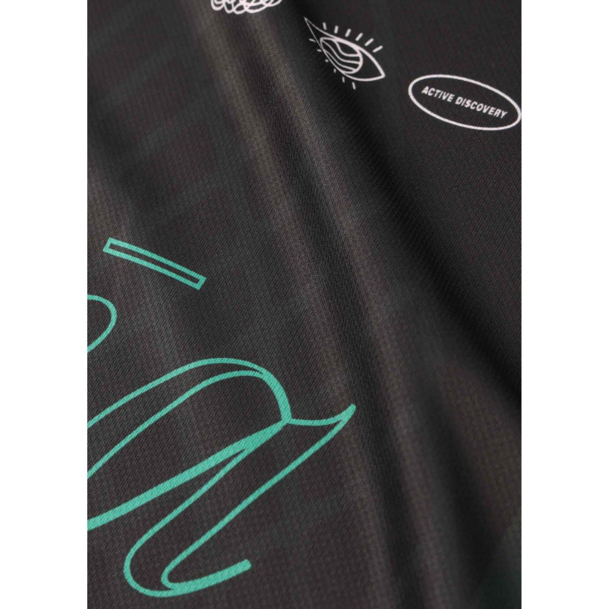 Rivvia Maze Sports T-Shirt - Black/Green