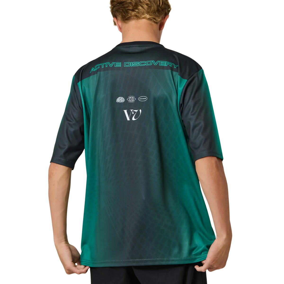 Rivvia Maze Sports T-Shirt - Black/Green