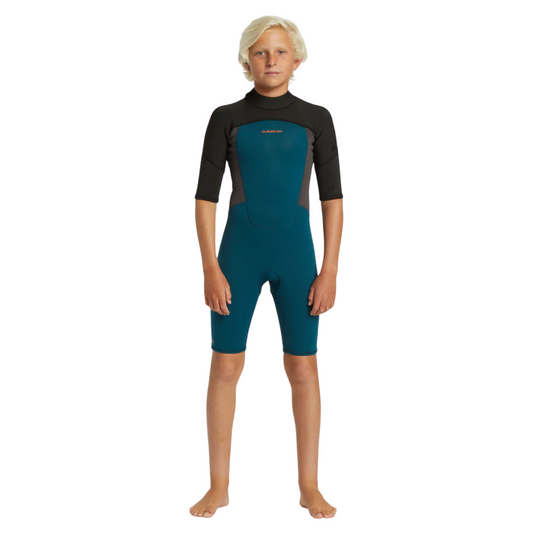 Quiksilver Boys 8-16 2/2mm Everyday Sessions Short Sleeve Back Zip Springsuit