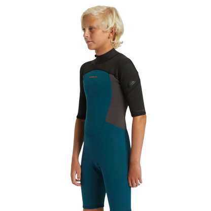 Quiksilver Boys 8-16 2/2mm Everyday Sessions Short Sleeve Back Zip Springsuit