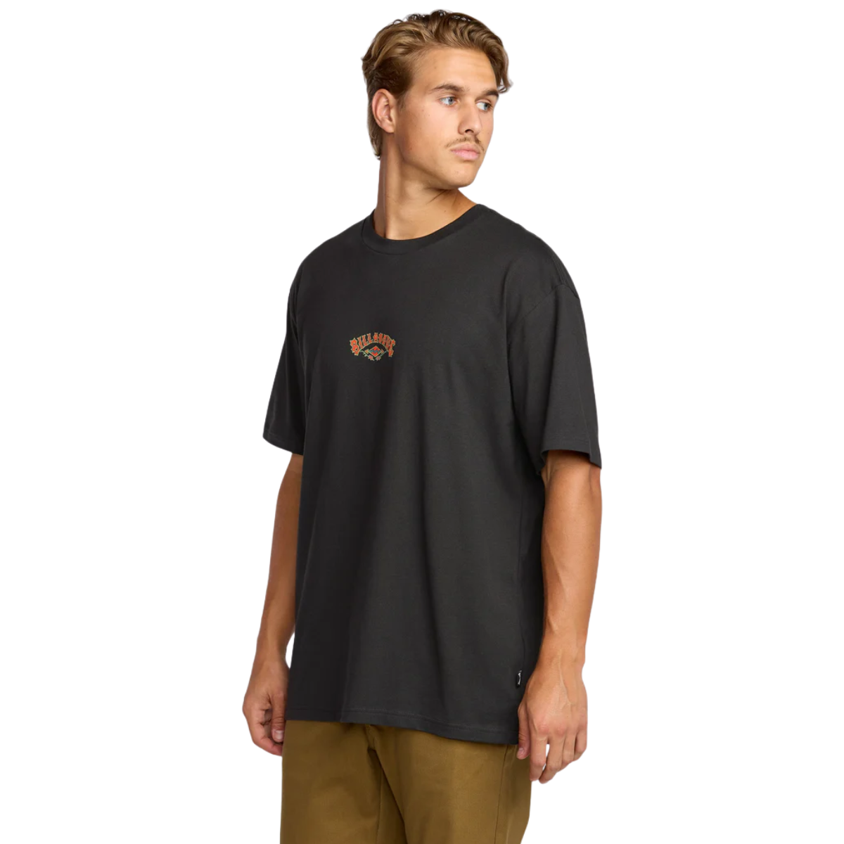Billabong Men's Rose Arch Regular T-Shirt - Washed Black