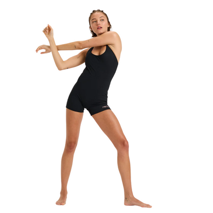 Roxy Womens Active One Piece Boyleg Swimsuit