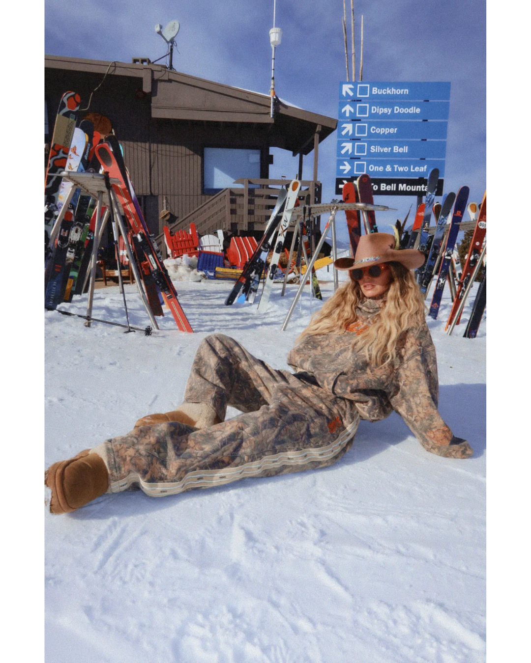 Sabbi Name Yourself Barrel Leg Trackpants - Tree Camo