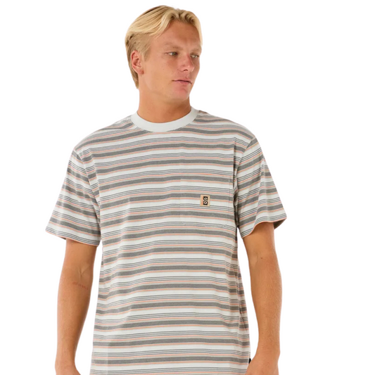 Rip Curl Search Stripe Mens T-Shirt