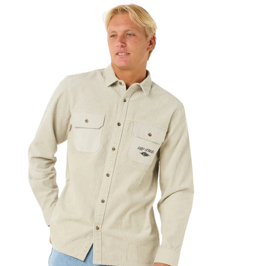Rip Curl Raw Energy Cord Long Sleeve Mens Shirt