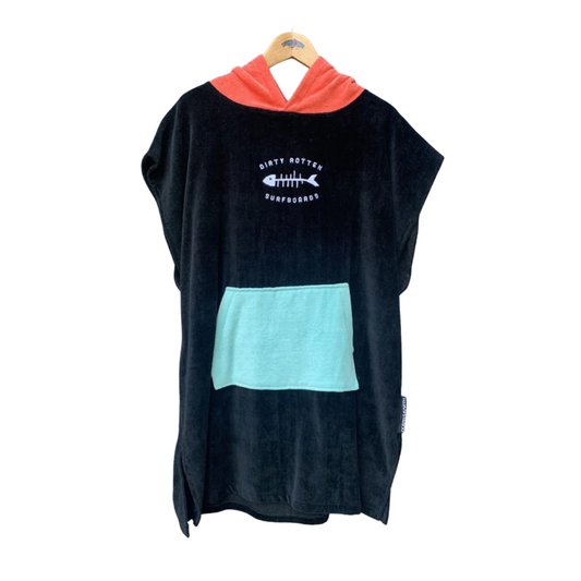 Dirty Rotten Surfboards Kids Hooded Towel