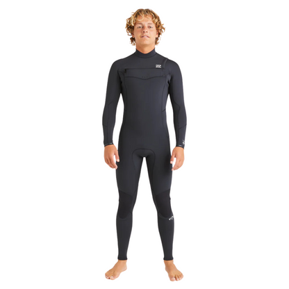 Billabong 3/2mm Absolute Natural Chest Zip Mens Steamer
