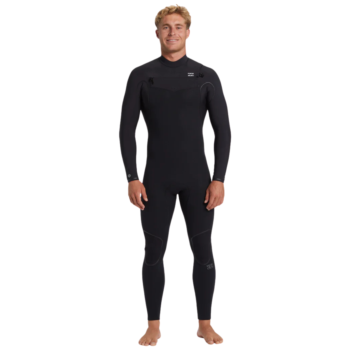 Billabong 3/2mm Furnace Natural Chest Zip Mens Steamer