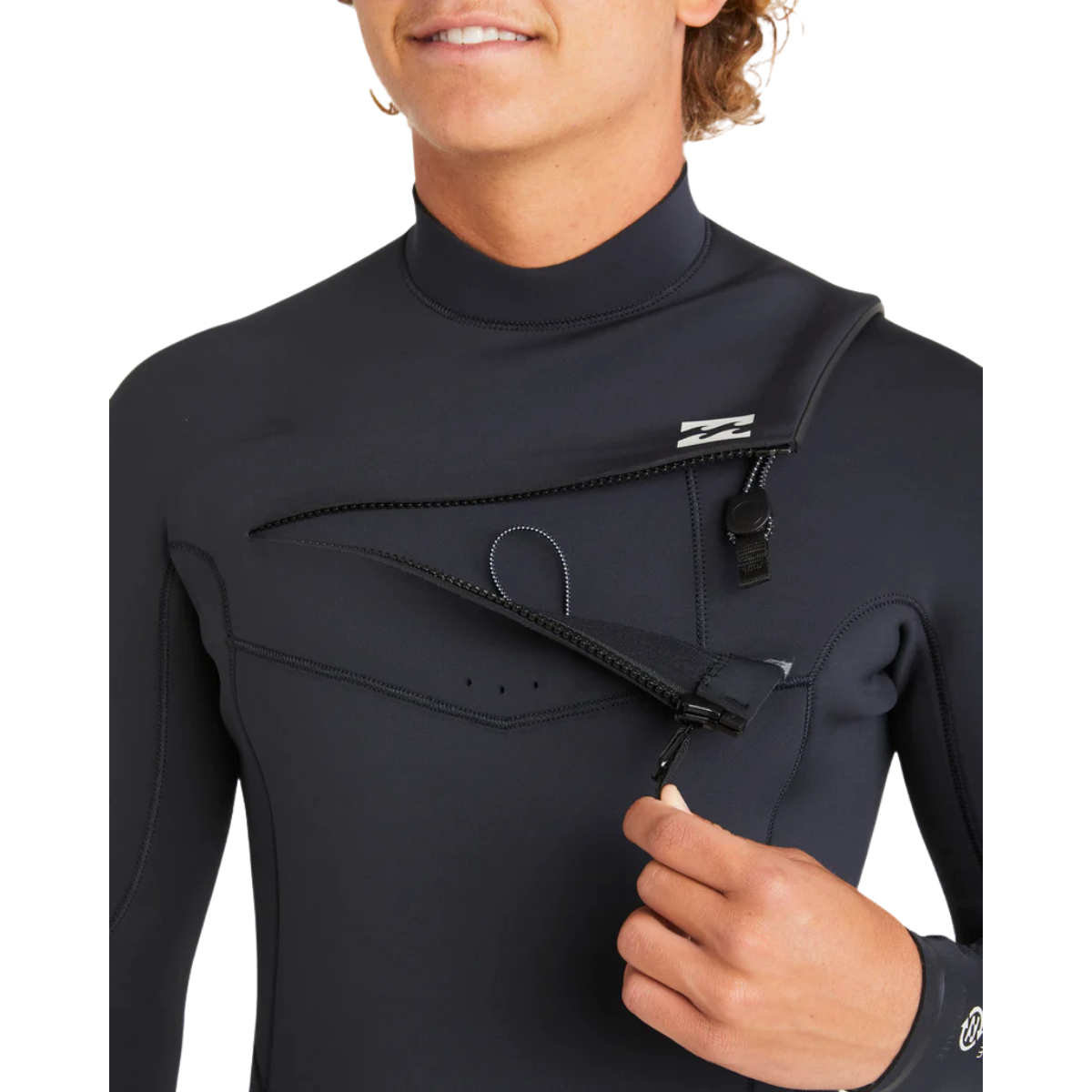 Billabong 3/2mm Absolute Natural Chest Zip Mens Steamer
